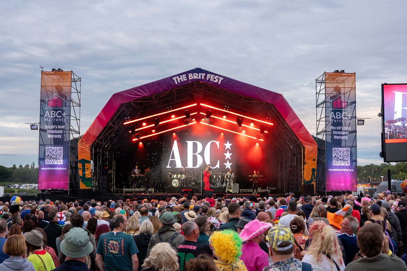 ABC headlining, sponsor on both towers