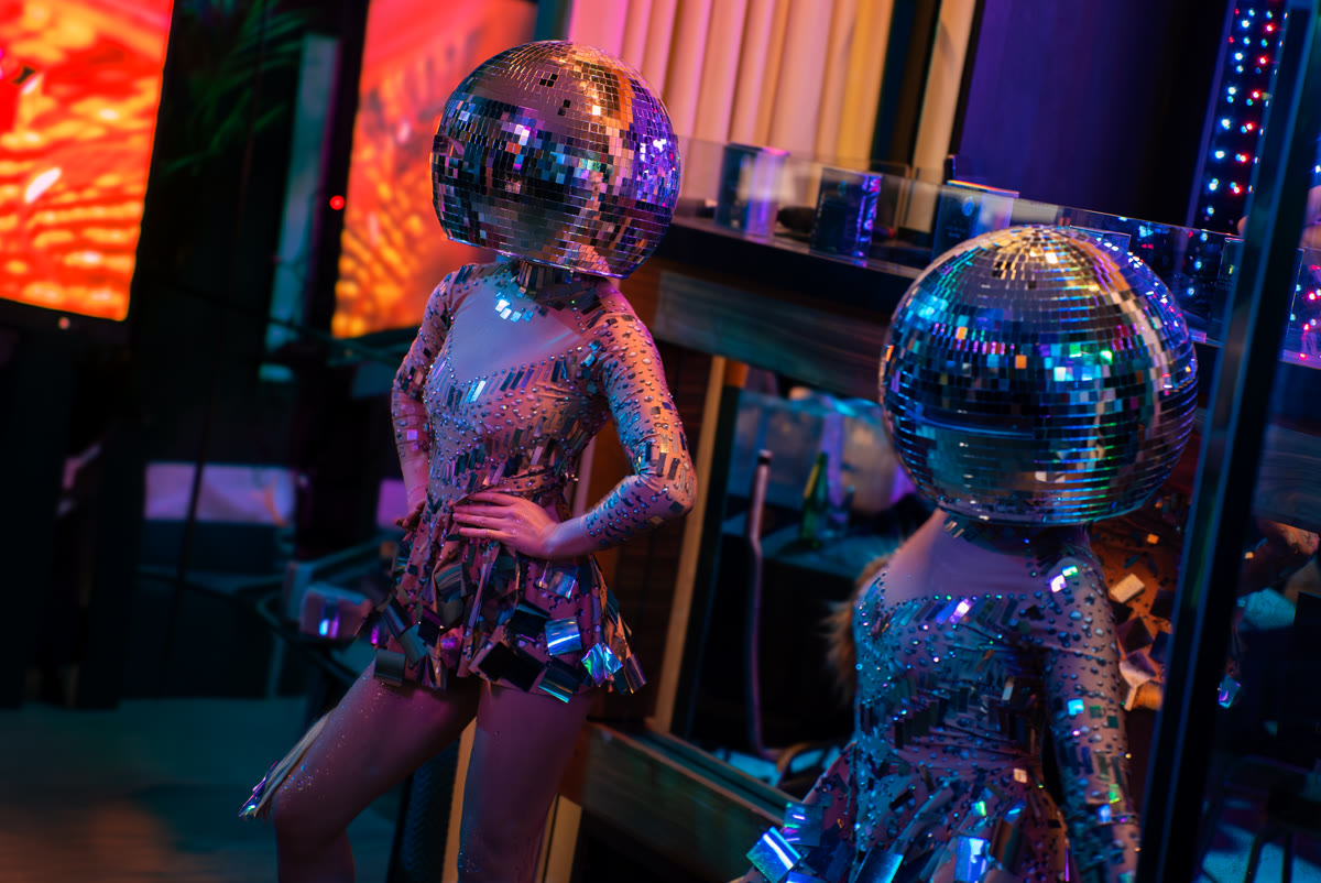 Launch party staging