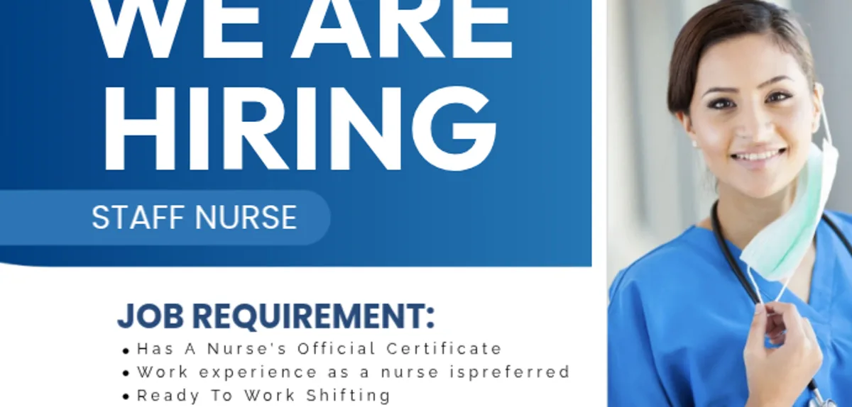 Healthcare recruitment campaign imagery